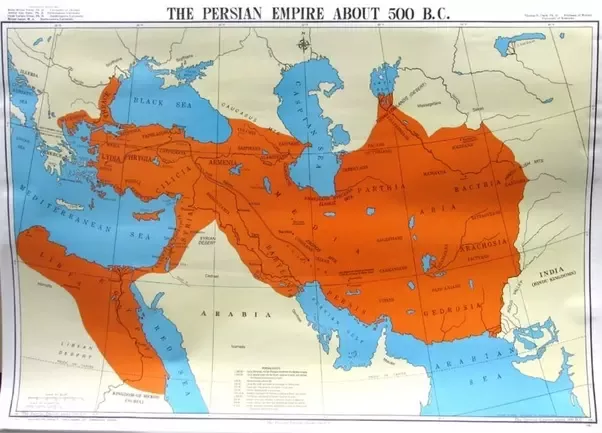 How Big Was The Persian Empire