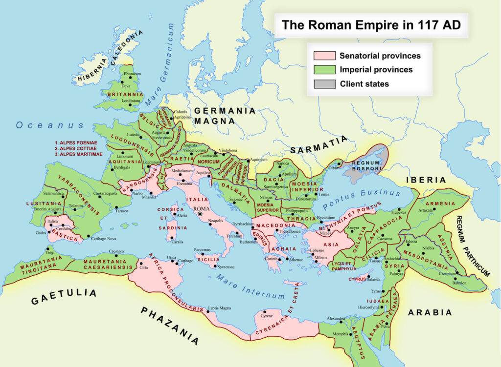 Mapping The Roman Empire Dynasty Timeline
